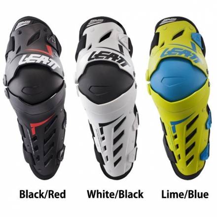Защита колена LEATT DUAL AXIS черно-красная  S/M