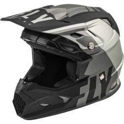 Шлем (кроссовый) FLY RACING TOXIN MIPS TRANSFER серый/черный матовый (2020) XL