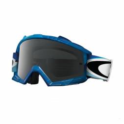 Очки для мотокросса OAKLEY Proven Swell Fade синие-белые / темно-серая (OO7027-22)