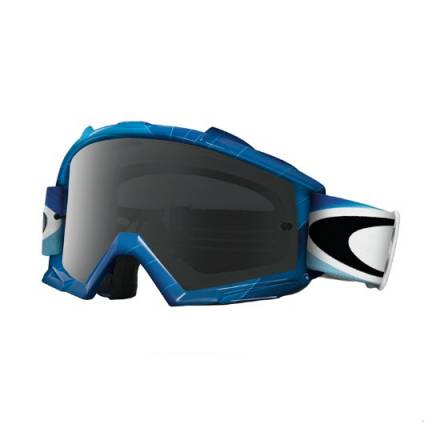 Очки для мотокросса OAKLEY Proven Swell Fade синие-белые / темно-серая (OO7027-22)