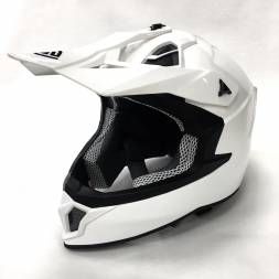 Мотошлем FS-610 Fiber SOLID (Glossy White, S)