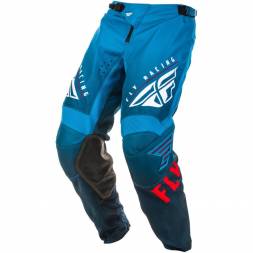 Брюки для мотокросса FLY RACING KINETIC K220 синие/белые/красные (2020) 34