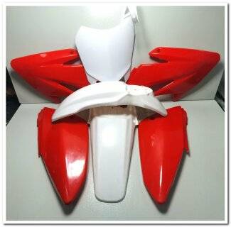 Пластик crf 70 комплект белый\красный