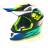 Мотошлем FS-610 Fiber WYLS (Glossy black green, S)