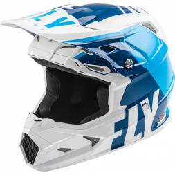Шлем (кроссовый) FLY RACING TOXIN MIPS TRANSFER синий/белый (2020)   S
