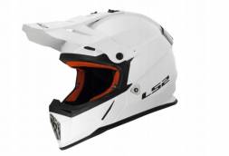 MX437 FAST Solid   LS2 Шлем MX437 FAST Solid (белый, L)