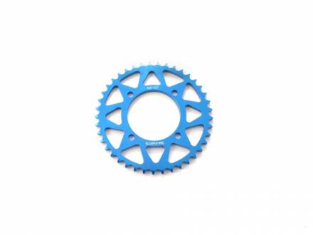 Звезда ведомая аллюминиевая питбайк 428-41T синяя  SM-PARTS