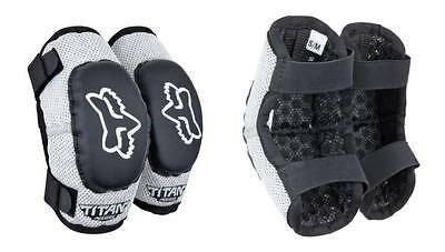 Налокотники подростковые Fox Titan Elbow Youth Guard Black/Silver (08039-464-OS)