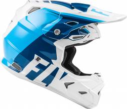 Шлем (кроссовый) FLY RACING TOXIN MIPS TRANSFER синий/белый (2020) L
