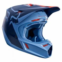 Мотошлем Fox V3 Libra Helmet Orange/Blue L 59-60.3cm (18335-592-L)