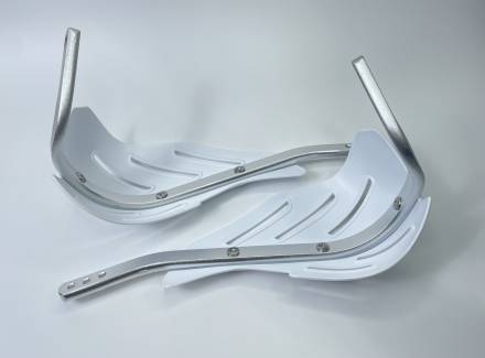 Защита рук (пара) HP15 белые армированные SM-PARTS