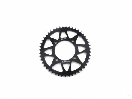 Звезда ведомая аллюминиевая питбайк 428-47T черная  SM-PARTS