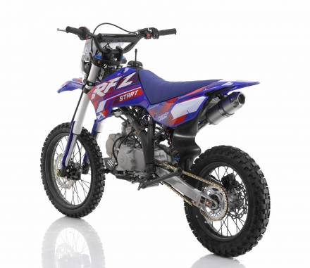 Питбайки APOLLO, 2024, RFZ START 125 E, 17/14, Синий MSD