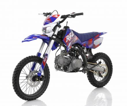 Питбайки APOLLO, 2024, RFZ START 125 E, 17/14, Синий MSD