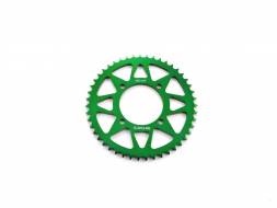 Звезда ведомая аллюминиевая питбайк 428-47T зеленая  SM-PARTS