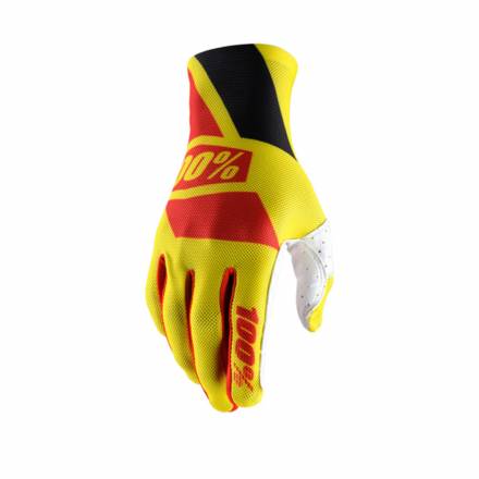 Мотоперчатки 100% Celium Glove Yellow/Red M (10005-067-11)