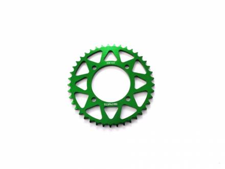 Звезда ведомая аллюминиевая питбайк 428-41T зеленая  SM-PARTS