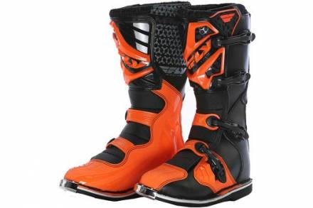 Мотоботы FLY RACING MAVERIK MX черные/оранжевые 11&quot; (45,5 EU) (2016)