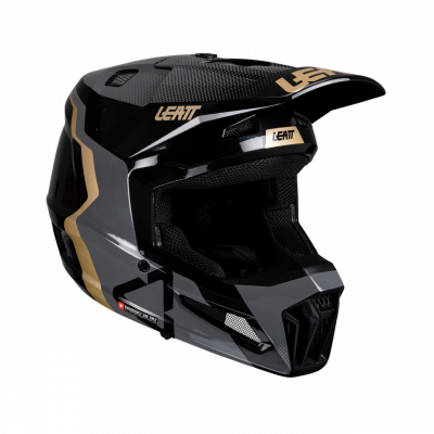 Мотошлем подростковый Leatt Moto 3.5 Helmet Kit (Black, M, 2025 (1025450100))