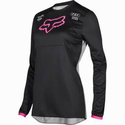 Мотоджерси подростковая Fox 180 Prix Youth Girls Jersey Black/Pink XL (23956-285-XL)