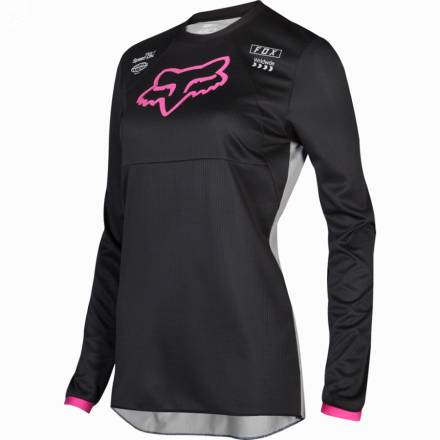 Мотоджерси подростковая Fox 180 Prix Youth Girls Jersey Black/Pink XL (23956-285-XL)