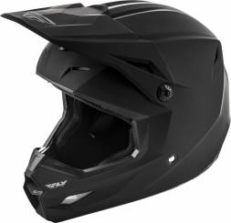Шлем (кроссовый) FLY RACING ELITE SOLID  черный матовый  (2019)    XS