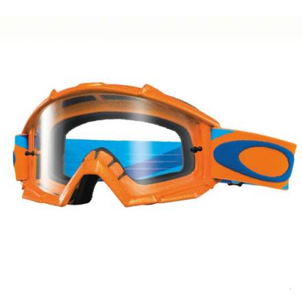 Очки для мотокросса OAKLEY Proven Heritage оранжевые-синие / прозрачная (OO7027-26)
