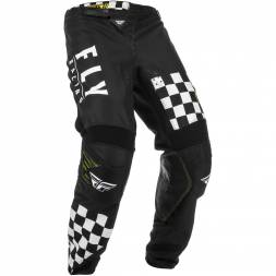 Брюки для мотокросса FLY RACING KINETIC ROCKSTAR черные/белые (2020) 32