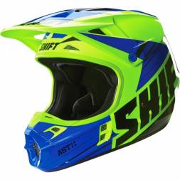 Мотошлем Shift V1 Assault Race 2016 желтый/синий XS