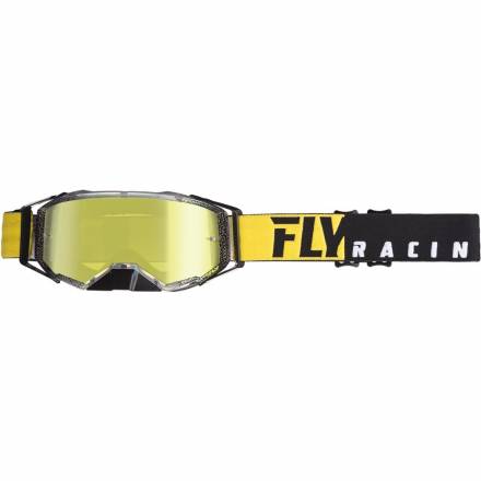 Очки для мотокросса FLY RACING ZONE PRO (2019) чёрные/жёлтые, золотистые