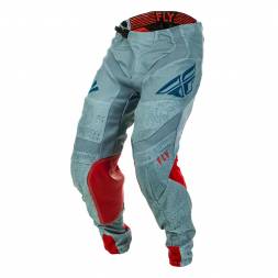 Брюки для мотокросса FLY RACING LITE HYDROGEN красные/серые/синие (2020) 32