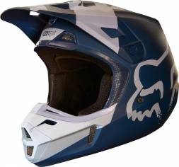 Мотошлем Fox V2 Mastar Helmet Navy XL 61-62cm (19530-007-XL)