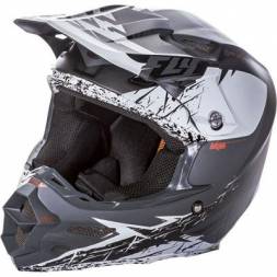 Шлем (кроссовый)  F2 CARBON MIPS RETROSPEC белый/черный матовый(2017)    S