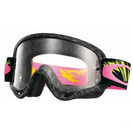 Очки для мотокросса OAKLEY O-Frame Razorwire розовые матовые/ прозрачная ( OO7029-13)