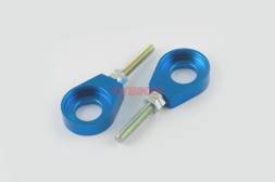 Натяжитель цепи серьги CNC 15 mm синий