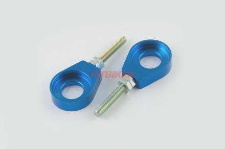 Натяжитель цепи серьги CNC 15 mm синий