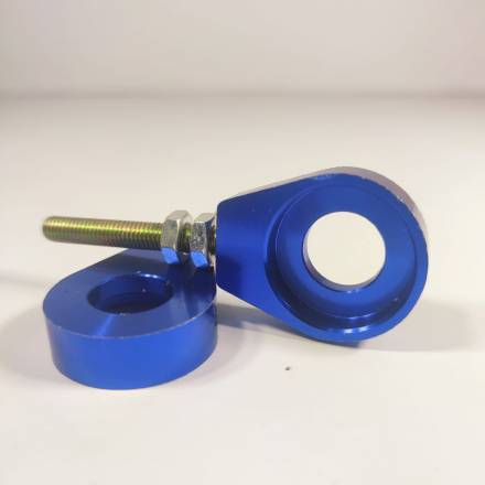 Натяжитель цепи серьги CNC 15 mm синий