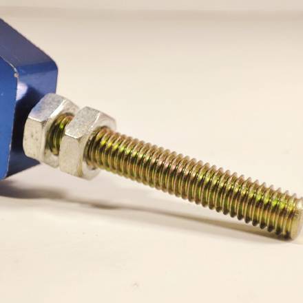 Натяжитель цепи серьги CNC 15 mm синий