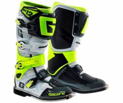 Мотоботы GAERNE SG-12 белые/Hi-Vis желтые/серые 47