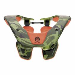 Защита шеи ATLAS PRODIGY (подростковая 74см - 84см) Orange Ruck зеленая/оранжевая (2018)