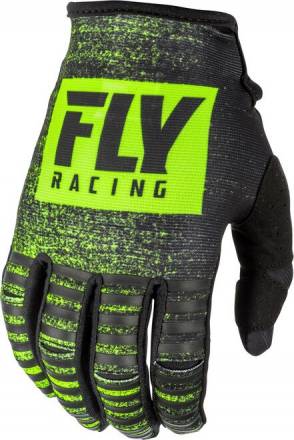 Перчатки FLY RACING KINETIC NOIZ черные/Hi-Vis желтые (2019)  9