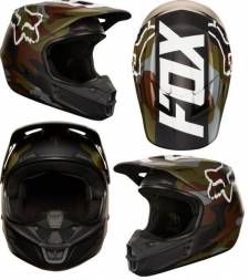Мотошлем Fox V1 Camo Helmet Green Camo L 59-60cm (20761-031-L)