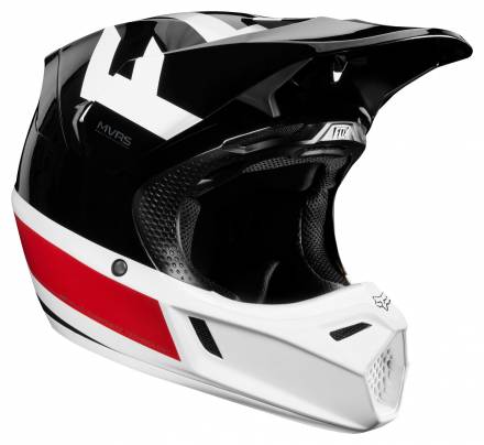 Мотошлем Fox V3 Preest LE Helmet Black/Red M (22145-017-M)