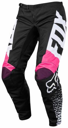 Мотоштаны подростковые Fox 180 Girls Youth Pant Black/Pink W26 (19451-285-26)