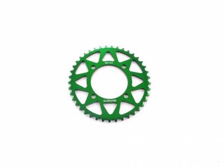 Звезда ведомая аллюминиевая питбайк 420-41T зеленая  SM-PARTS