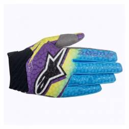 3560016   ALPINESTARS Перчатки TECHSTAR VENOM (желтый-синий-фиолетовый, 663, L)