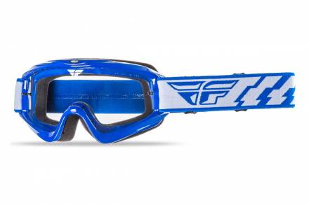 Очки для мотокросса FLY RACING FOCUS YOUTH (детские) синие прозрачные