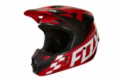 Мотошлем Fox V1 Sayak Helmet Red S 55-56cm (19534-003-S)