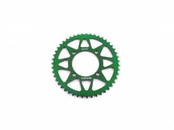 Звезда ведомая аллюминиевая питбайк 420-47T зеленая  SM-PARTS