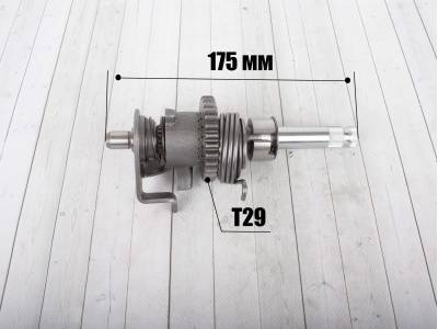 Вал кикстартера в сборе KAYO двиг. ZS CB250D-G (воздушный) (P060998) CN
